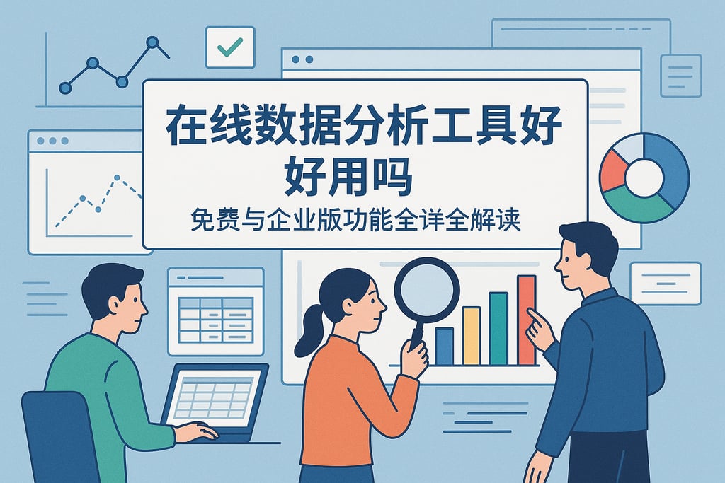 在线数据分析工具好用吗？免费与企业版功能全解读