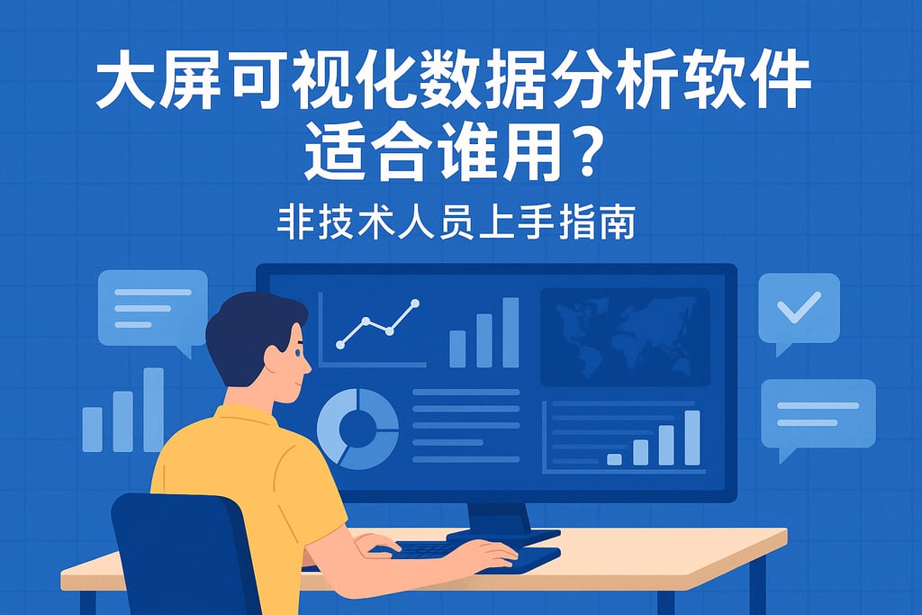 大屏可视化数据分析软件适合谁用？非技术人员上手指南