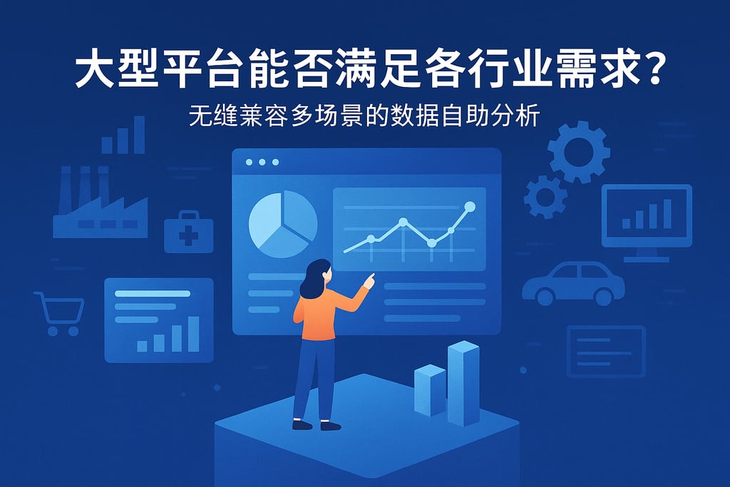 大平台能否满足各行业需求？无缝兼容多场景的数据自助分析