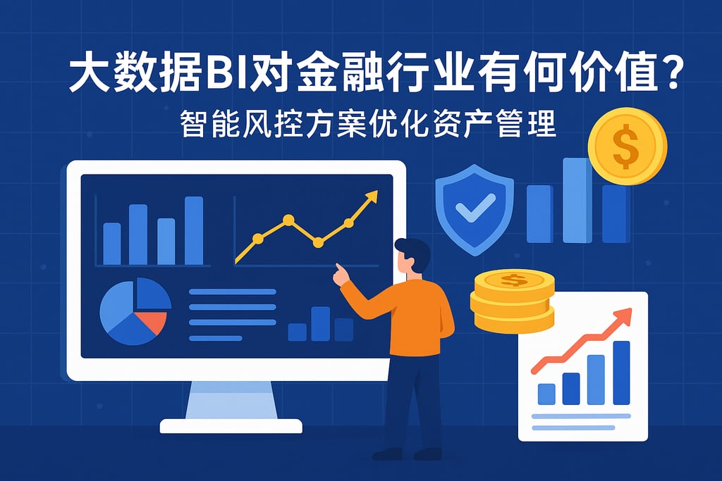 大数据BI对金融行业有何价值？智能风控方案优化资产管理
