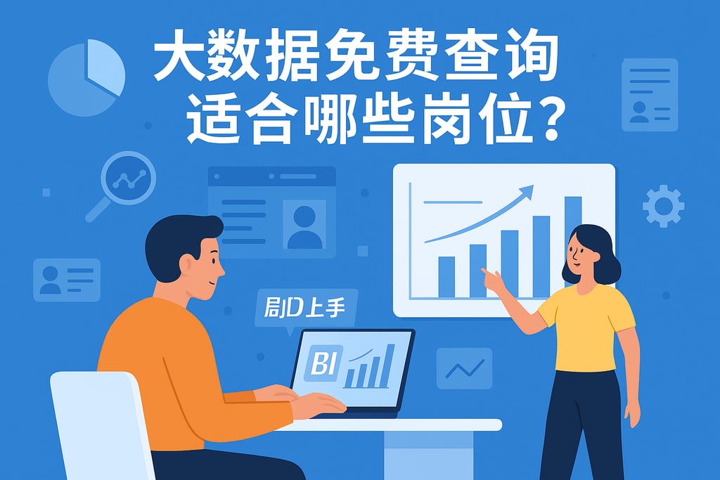 大数据免费查询适合哪些岗位？非技术人员也能轻松上手BI工具