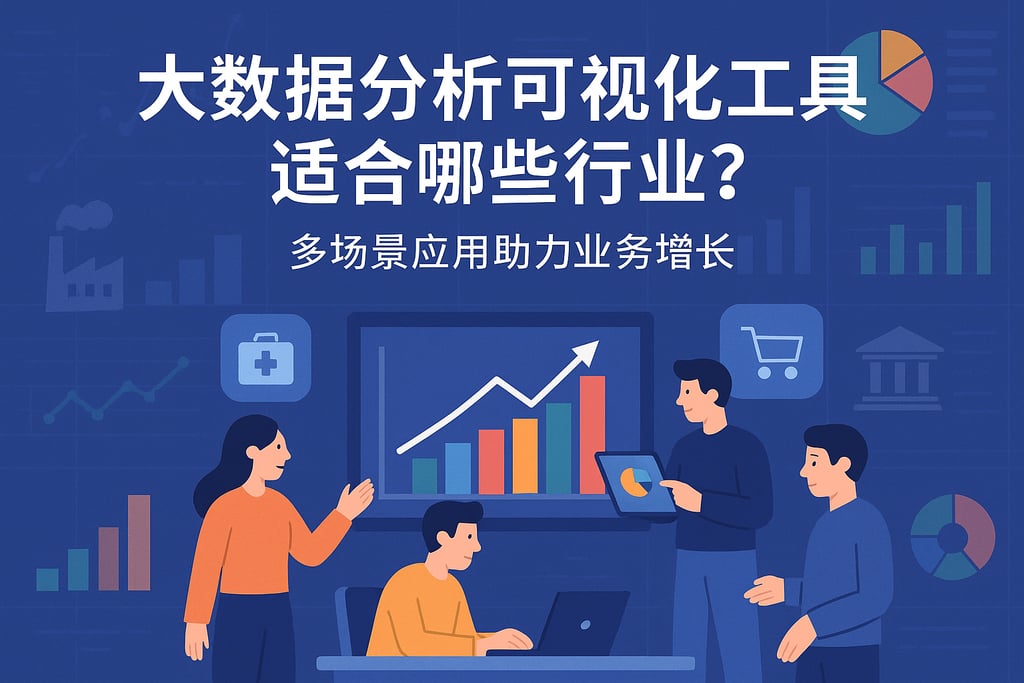 大数据分析可视化工具适合哪些行业？多场景应用助力业务增长