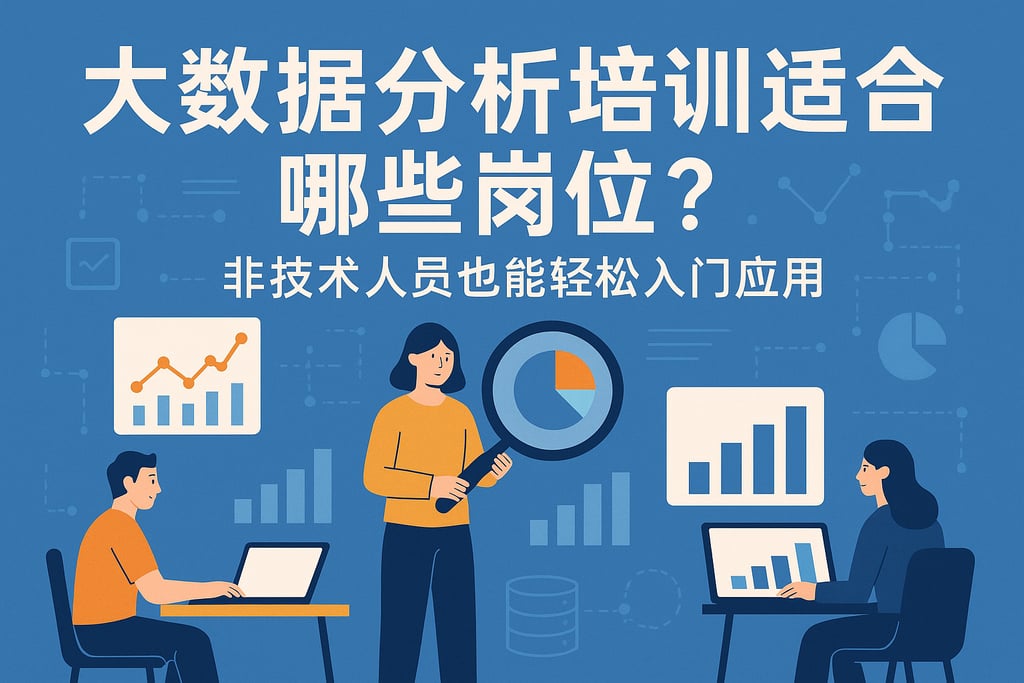 大数据分析培训适合哪些岗位？非技术人员也能轻松入门应用