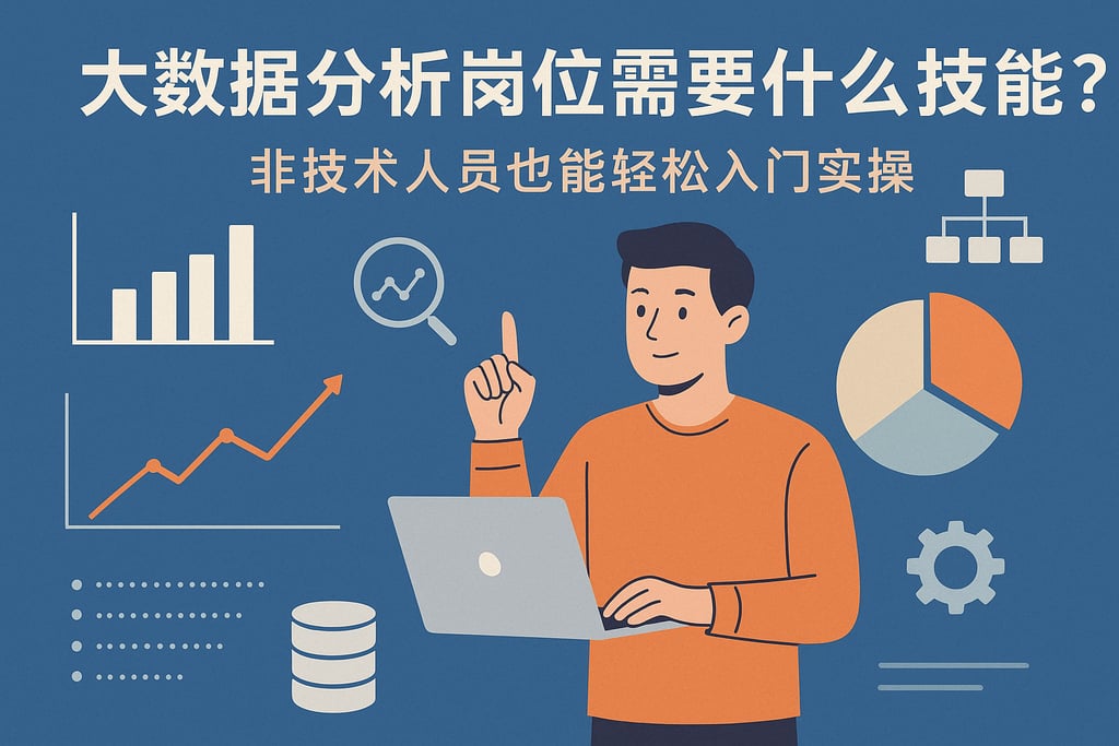 大数据分析岗位需要什么技能？非技术人员也能轻松入门实操