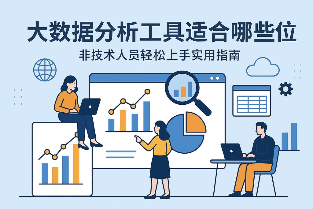大数据分析工具适合哪些岗位？非技术人员轻松上手实用指南