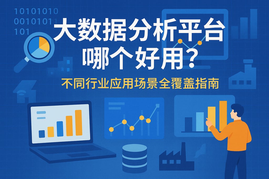 大数据分析平台哪个好用？不同行业应用场景全覆盖指南