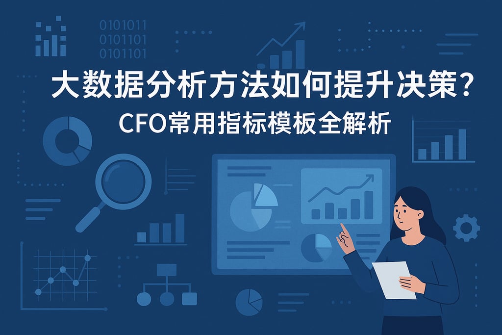 大数据分析方法如何提升决策？CFO常用指标模板全解析