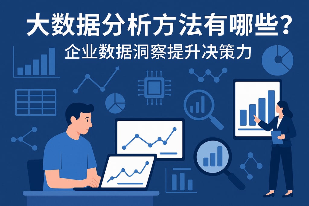 大数据分析方法有哪些？企业数据洞察提升决策力