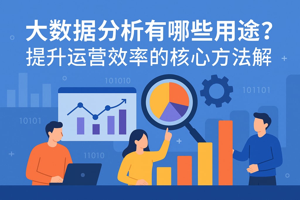 大数据分析有哪些用途？提升运营效率的核心方法解读
