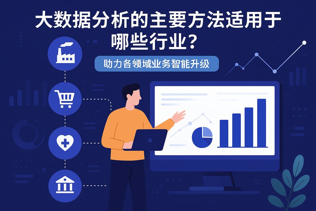 大数据分析的主要方法适用于哪些行业？助力各领域业务智能升级