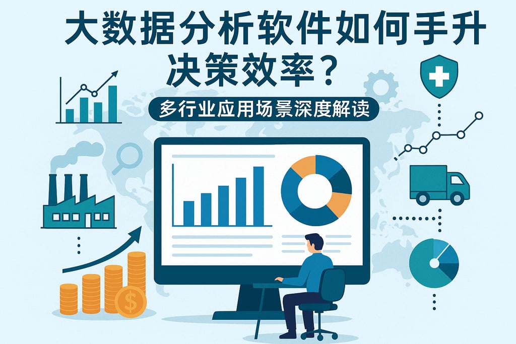 大数据分析软件如何提升决策效率？多行业应用场景深度解读