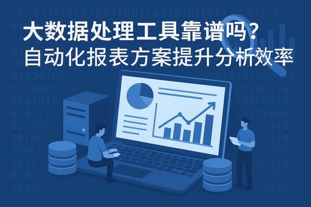大数据处理工具靠谱吗？自动化报表方案提升分析效率