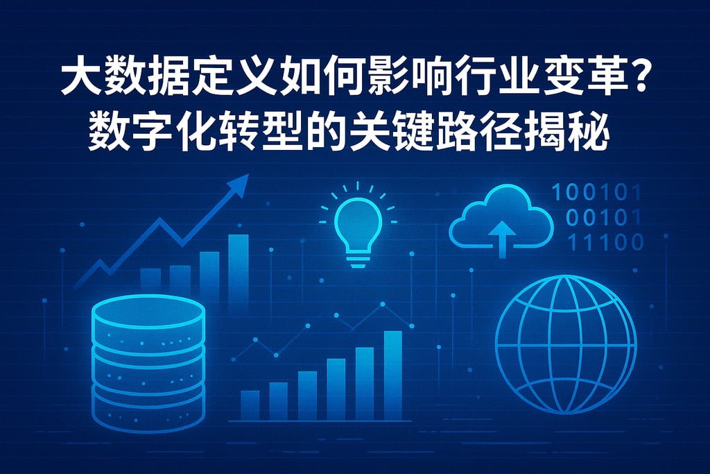 大数据定义如何影响行业变革？数字化转型的关键路径揭秘