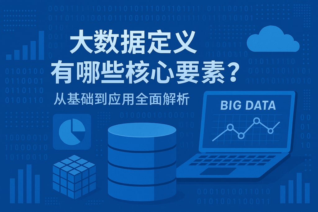 大数据定义有哪些核心要素？从基础到应用全面解析