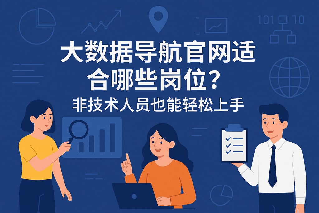 大数据导航官网适合哪些岗位？非技术人员也能轻松上手