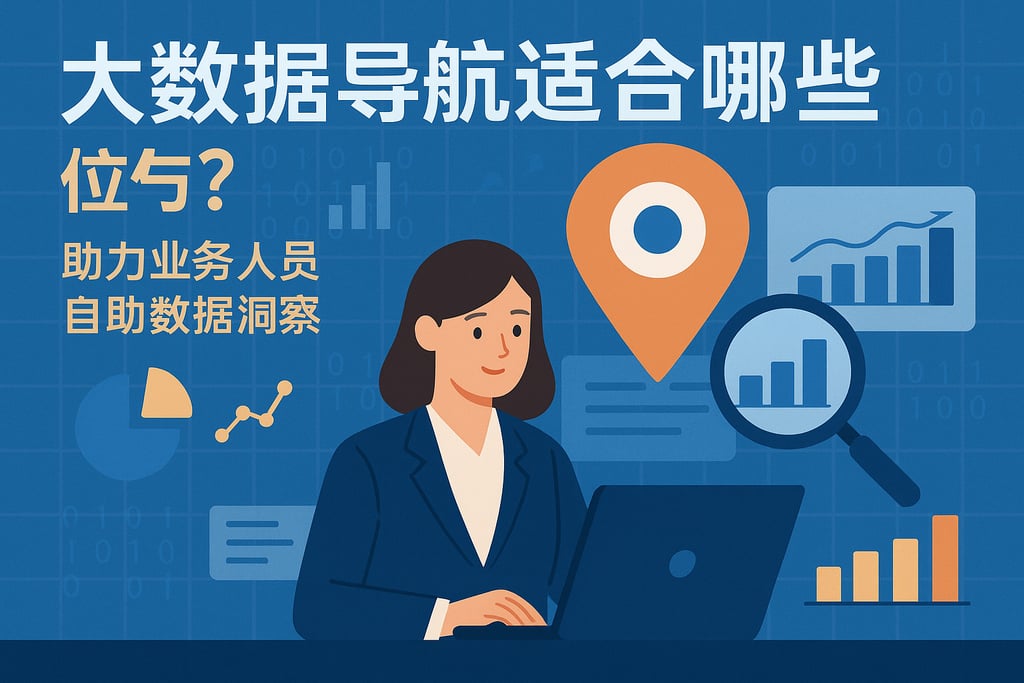 大数据导航适合哪些岗位？助力业务人员自助数据洞察