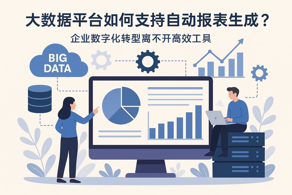 大数据平台如何支持自动报表生成？企业数字化转型离不开高效工具