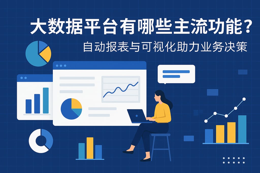 大数据平台有哪些主流功能？自动报表与可视化助力业务决策