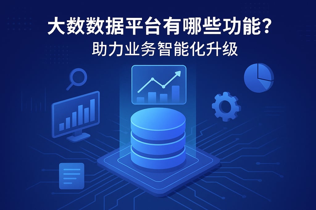 大数据平台有哪些功能？助力业务智能化升级