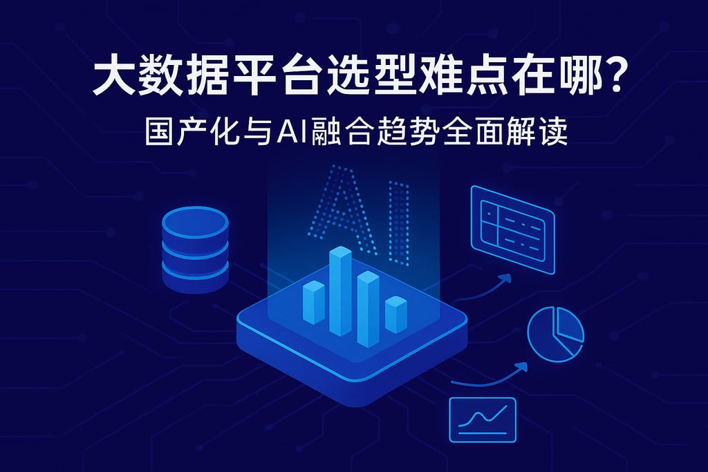 大数据平台选型难点在哪里？国产化与AI融合趋势全面解读