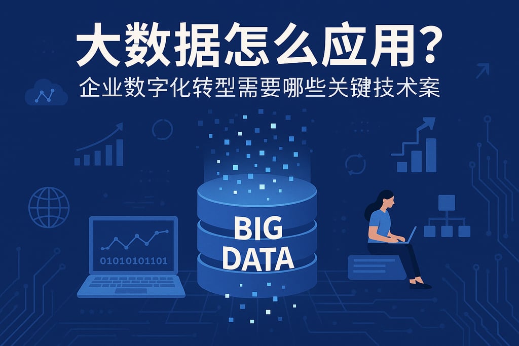 大数据怎么应用？企业数字化转型需要哪些关键技术方案