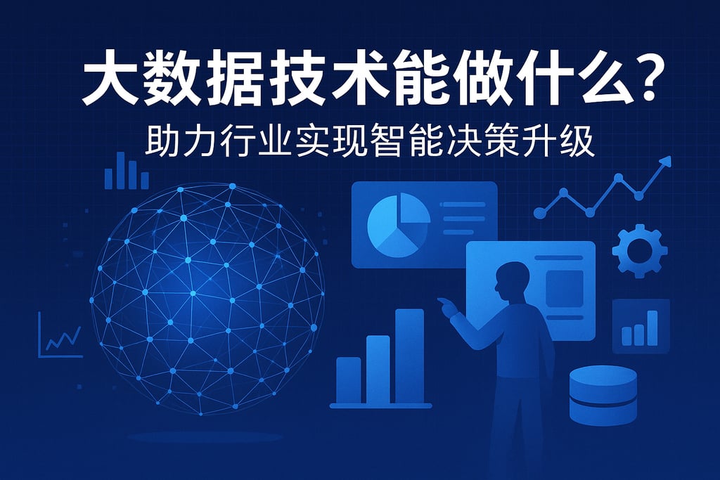 大数据技术能做什么？助力行业实现智能决策升级
