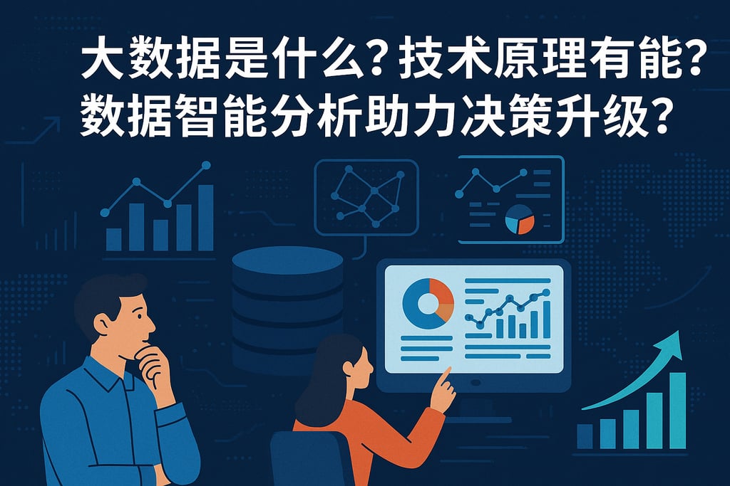 大数据是什么技术原理有哪些？数据智能分析助力决策升级？
