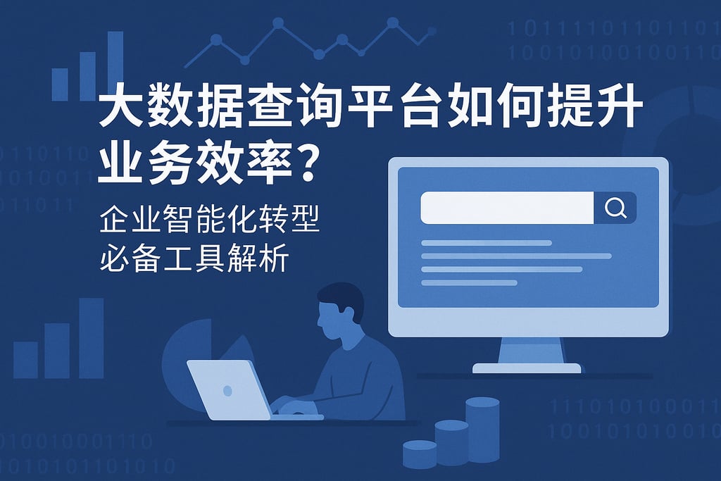 大数据查询平台如何提升业务效率？企业智能化转型必备工具解析