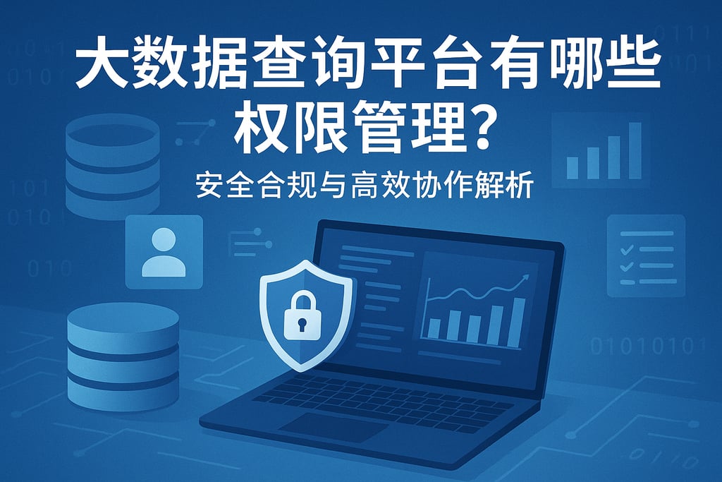 大数据查询平台有哪些权限管理？安全合规与高效协作解析