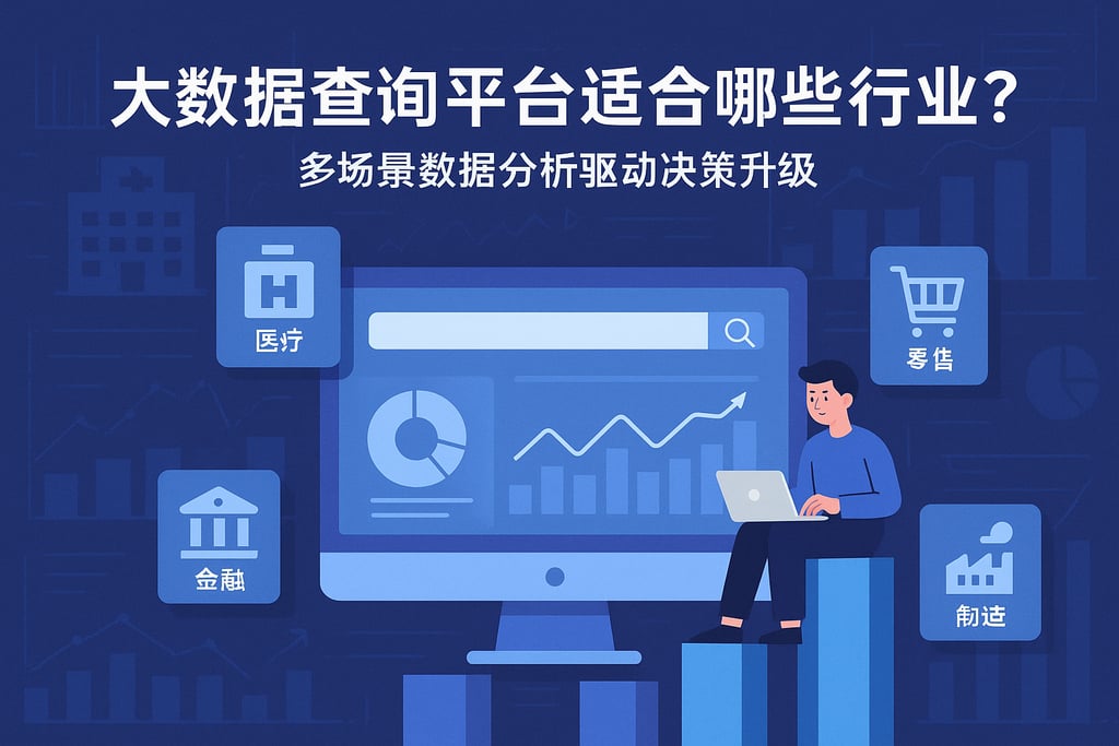 大数据查询平台适合哪些行业？多场景数据分析驱动决策升级