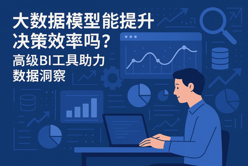 大数据模型能提升决策效率吗？高级BI工具助力数据洞察