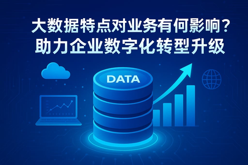 大数据特点对业务有何影响？助力企业数字化转型升级
