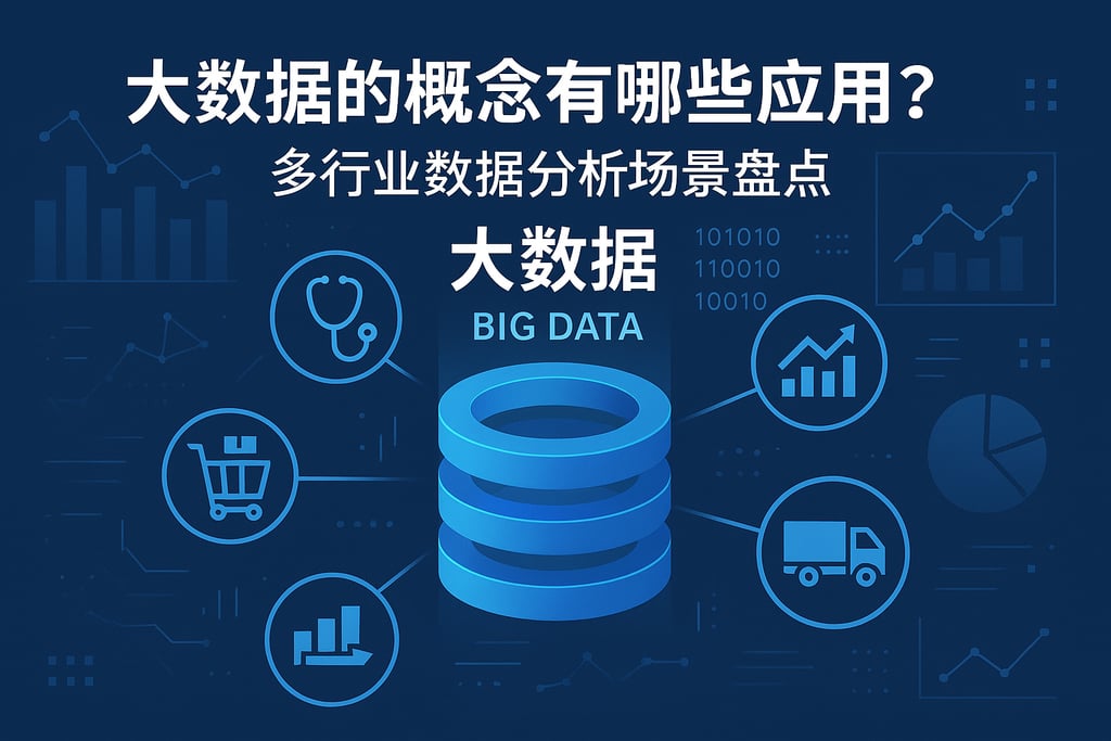 大数据的概念有哪些应用？多行业数据分析场景盘点