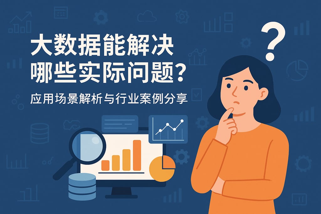大数据能解决哪些实际问题？应用场景解析与行业案例分享