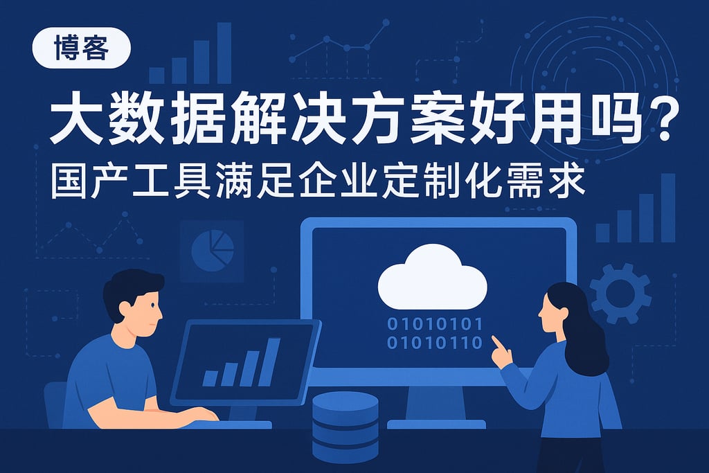 大数据解决方案好用吗？国产工具满足企业定制化需求