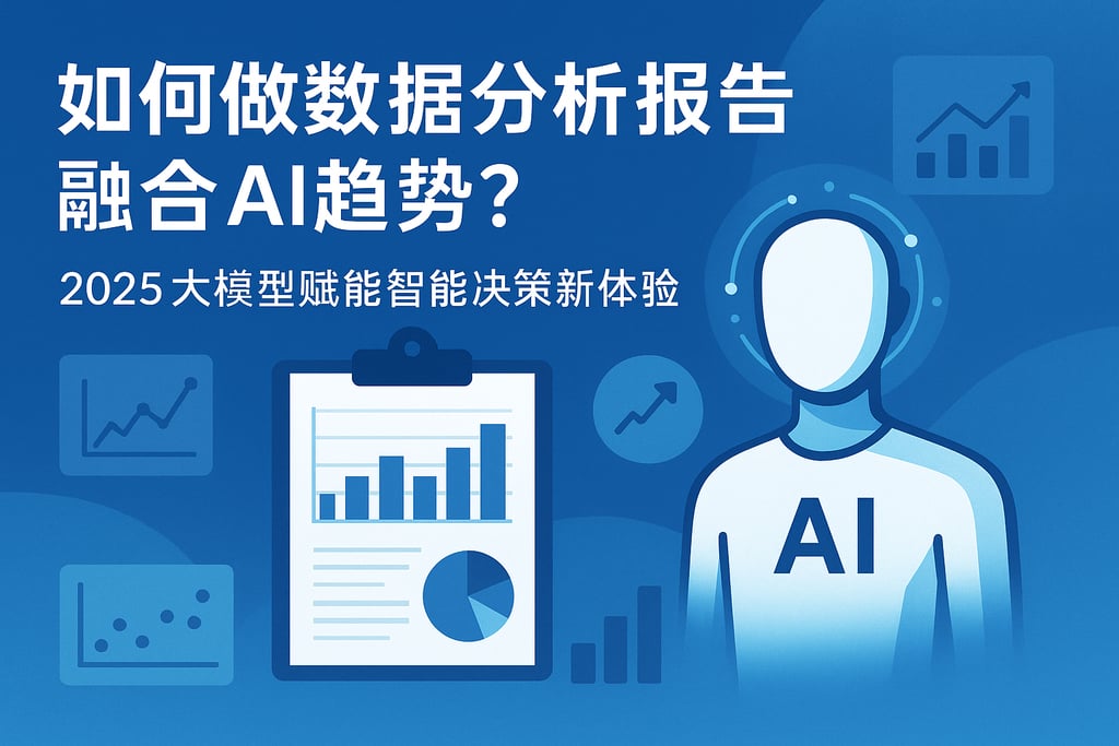 如何做数据分析报告融合AI趋势？2025大模型赋能智能决策新体验