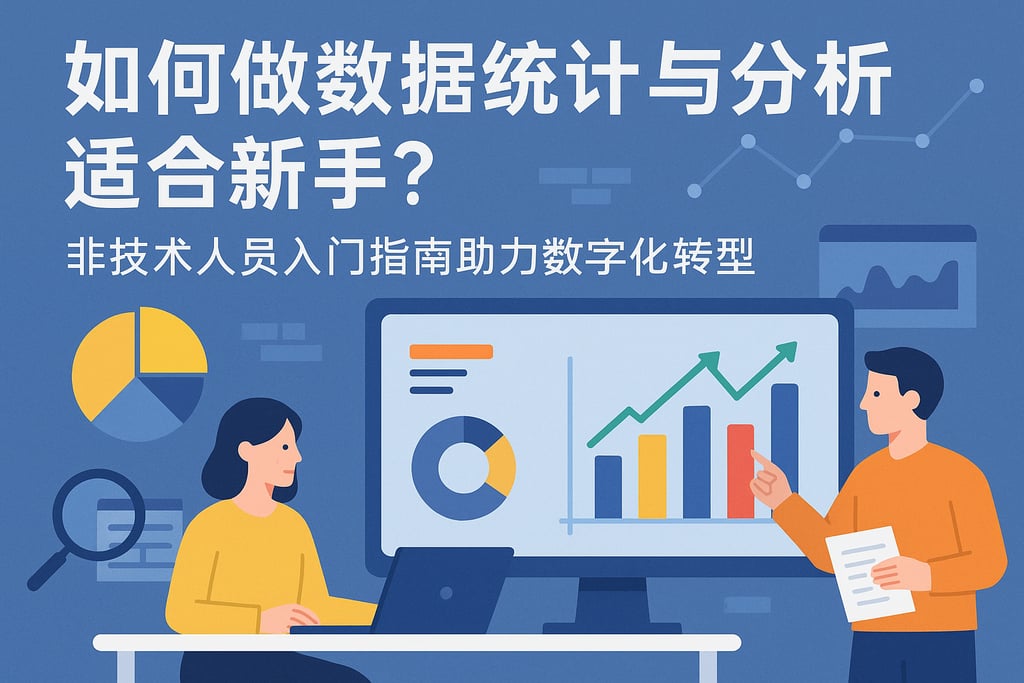 如何做数据统计与分析适合新手？非技术人员入门指南助力数字化转型