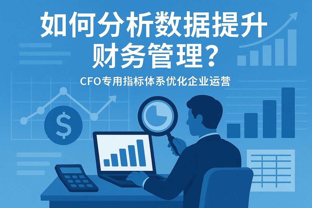 如何分析数据提升财务管理？CFO专用指标体系优化企业运营