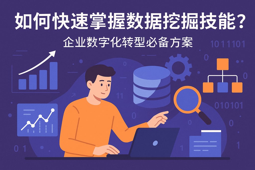 如何快速掌握数据挖掘技能？企业数字化转型必备方案