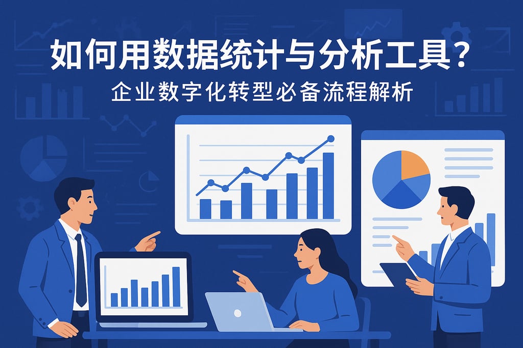 如何用数据统计与分析工具？企业数字化转型必备流程解析