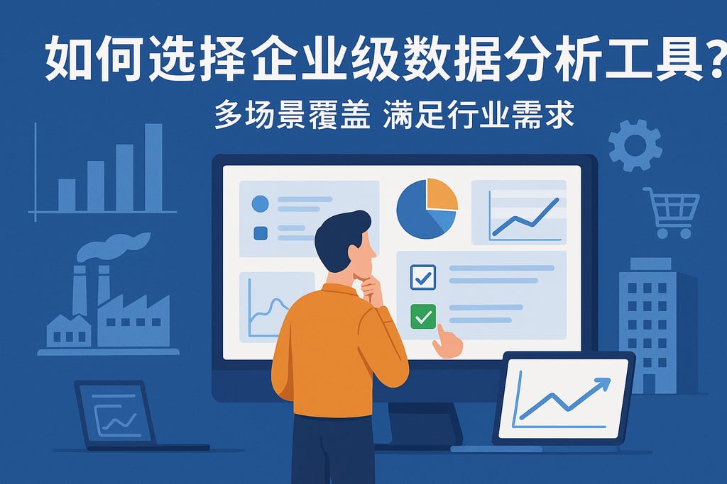 如何选择企业级数据分析工具？多场景覆盖满足行业需求
