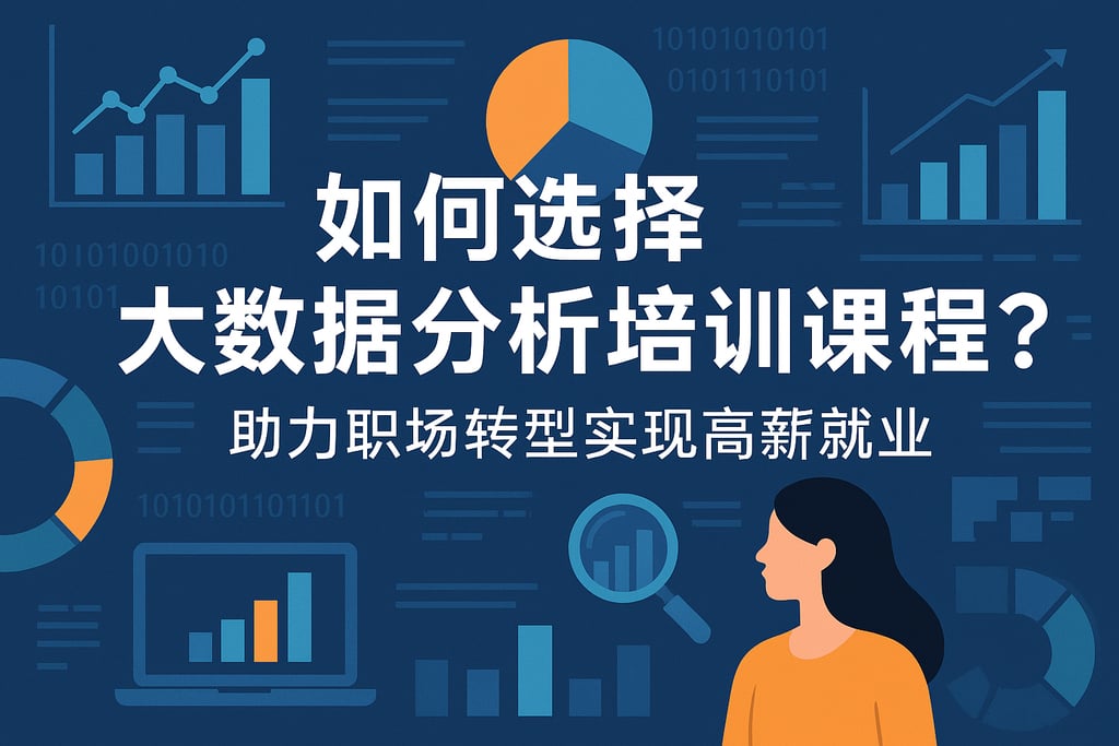 如何选择大数据分析培训课程？助力职场转型实现高薪就业