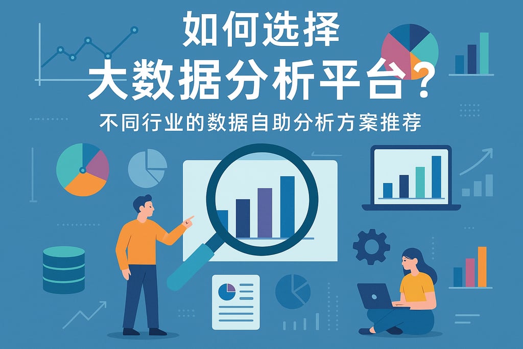 如何选择大数据分析平台？不同行业的数据自助分析方案推荐