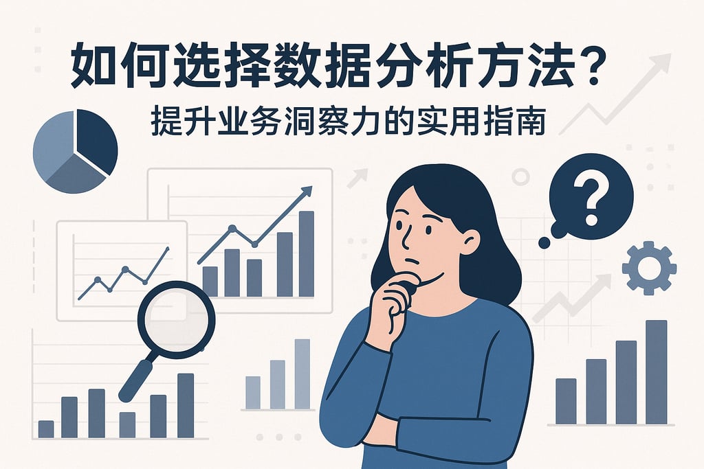 如何选择数据分析方法？提升业务洞察力的实用指南