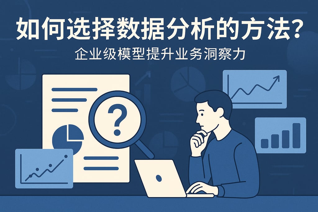如何选择数据分析的方法？企业级模型提升业务洞察力