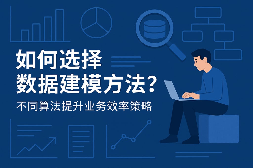 如何选择数据建模方法？不同算法提升业务效率策略
