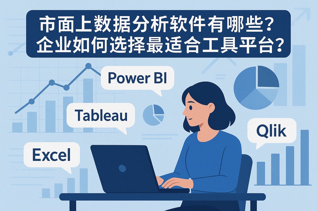 市面上数据分析软件有哪些？企业如何选择最适合的工具平台？
