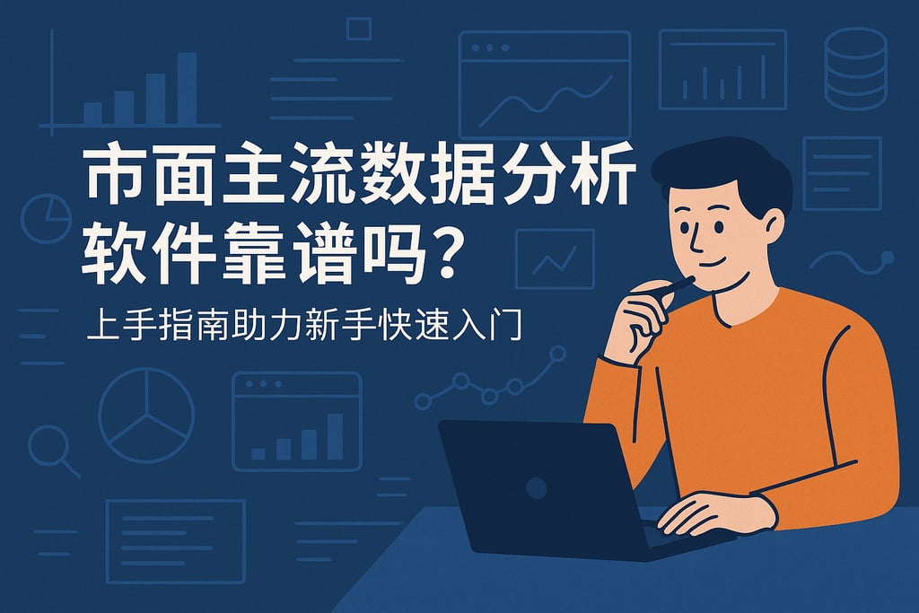 市面主流数据分析软件靠谱吗？上手指南助力新手快速入门