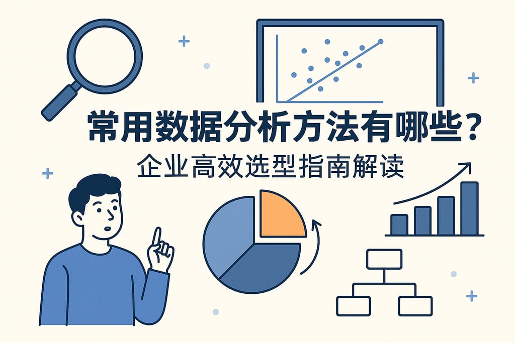 常用数据分析方法有哪些？企业高效选型指南解读