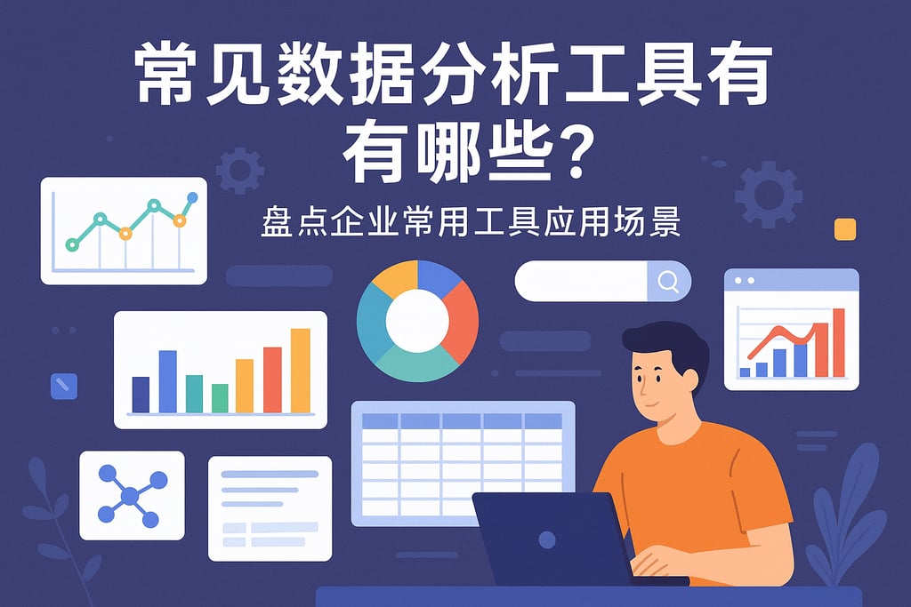 常见数据分析工具有哪些？盘点企业常用工具应用场景